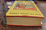 VTG Antique 1939 The Arts By Hendrik Willem Van Loon Hardback Cover Books