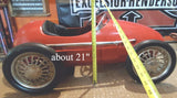 Giordani American Retro Ferrari 500 Pedal Car Grand prix racer F2 Oil Gas Cave!
