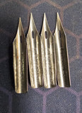 C Howard Hunt Pen Co DIP PEN NIB/TIP CALLIGRAPHY FOUNTAIN Droop Point Round USA