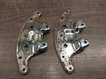 Chrome Fender Brackets Braces Harley Front FLH Shovelhead Panhead Evo OEM Mounts