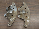 Chrome Fender Brackets Braces Harley Front FLH Shovelhead Panhead Evo OEM Mounts