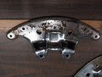 Chrome Fender Brackets Braces Harley Front FLH Shovelhead Panhead Evo OEM Mounts