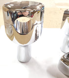 Suzuki Kawasaki Yamaha Straight Aluminum 1 1/4" Handlebar RISERS Hefty Mohawk 3"