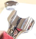 Suzuki Kawasaki Yamaha Straight Aluminum 1 1/4" Handlebar RISERS Hefty Mohawk 3"