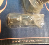 NOS Pro One Chrome License Plate Bracket Mount Harley Road King FLH Bagger