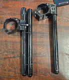 NOS PSR 51mm Black Handlebar Clamp Grip Clip On Custom Kawasaki KTM Aprilla