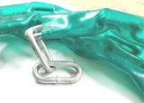 New 6' Galvanized Steel Bike Security Linked Chain Green Plastic Weather Guard