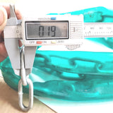 New 6' Galvanized Steel Bike Security Linked Chain Green Plastic Weather Guard