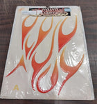 Liquid Flames 3-Dimensional Decal Motorcycle Helmet Tank Vehicle Exterior Graphi
