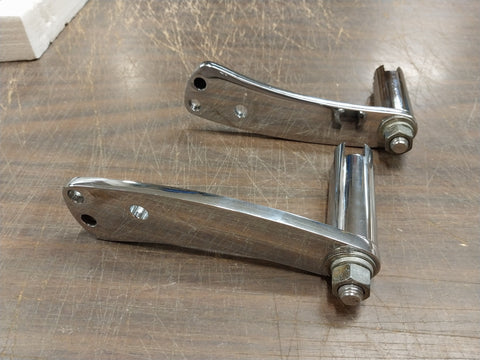 New T/O Highway Pegs Mounts Harley Dyna FXD FXDL OEM Superglide Lowrider