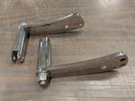 New T/O Highway Pegs Mounts Harley Dyna FXD FXDL OEM Superglide Lowrider