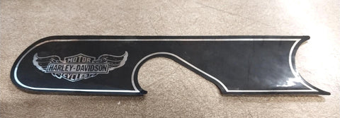 Harley Old Skool Black Chrome Primary Cover Decal 77-78 SPORTSTER XLCR Ironhead