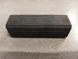 Black Bike Pedal Kicker Rubber Harley Indian Knucklehead Panhead Chopper Bobber