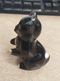 Vintage 1950's F&F Mold & Die Works Black Cat Saltshaker Dayton Ohio