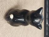 Vintage 1950's F&F Mold & Die Works Black Cat Saltshaker Dayton Ohio