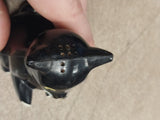 Vintage 1950's F&F Mold & Die Works Black Cat Saltshaker Dayton Ohio