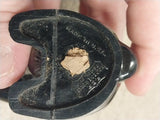Vintage 1950's F&F Mold & Die Works Black Cat Saltshaker Dayton Ohio