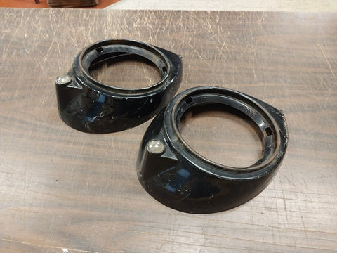 Accessory K-D Lamp Headlight Bezel with Indicator Lamp 1939 Ford Pair Used