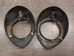 Accessory K-D Lamp Headlight Bezel with Indicator Lamp 1939 Ford Pair Used