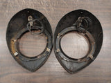 Accessory K-D Lamp Headlight Bezel with Indicator Lamp 1939 Ford Pair Used