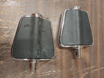 Chrome Rubber Harley Davidson Mini Foot Board Wide Footrest Pegs