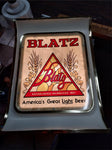 1981 Blatz Lighted Advertising Sign Working America's Great Light Beer Milwaukee