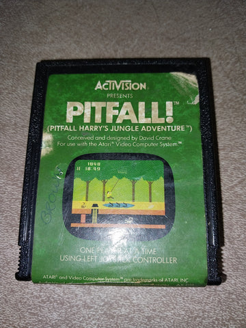 1982 Activision Pitfall Harry's Jungle Adventure Atari Video Game Cartridge