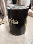 Vtg Arco Graphite Motor Oil Tin Cardboard Can SAE 10W 40 Full quart Collectible