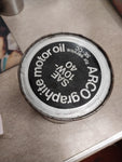 Vtg Arco Graphite Motor Oil Tin Cardboard Can SAE 10W 40 Full quart Collectible