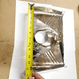 New Chrome Old Style front fork headlight tins 1980-1984 Harley Hydraglide FL