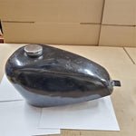 Custom Black Harley Old Skool Chopper Peanut Gas Tank Tunnel Triumph Honda W Cap