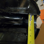 Custom Black Harley Old Skool Chopper Peanut Gas Tank Tunnel Triumph Honda W Cap