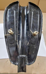 Custom Black Harley Old Skool Chopper Peanut Gas Tank Tunnel Triumph Honda W Cap