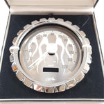 Nu Image Custom Bezel Flame Speedometer Face Trim Harley Road King Softail 2000^