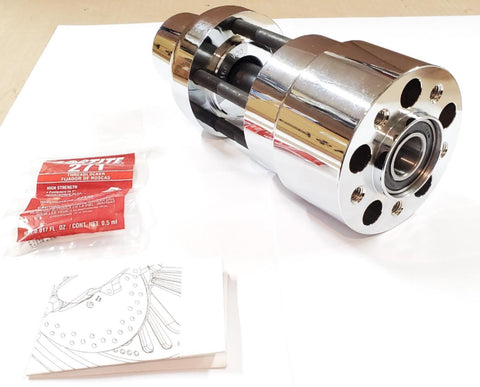 New CCI  Chrome Rear Wheel Hub 18 x 8.5 Custom 2000^ Sigle Sided 1" Axle Bearing