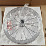 Ultima Manhattan Polished 21 x 2.15 Front Single Disc Wheel Harley Custom 37-620