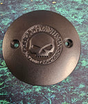 OEM Harley Davidson Black Willie G Skull Right Side Medallion Emblem XG 25800100