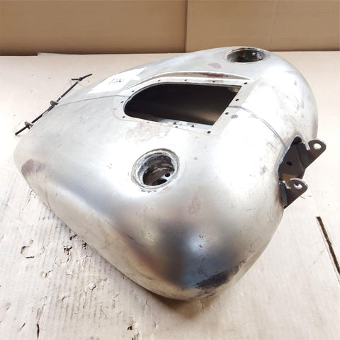 NOS Harley FXDWG Dyna Wideglide Raw Steel Fat Bob Gas Fuel Petrol Tank Reservoir