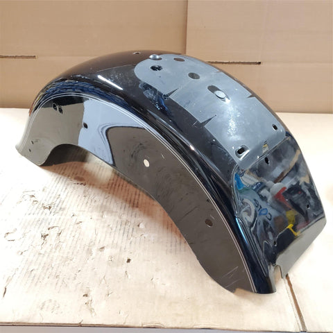 Rear Fender Harley Softail Fatboy Vivid Black Double pinstripe 200 tire FLSTF