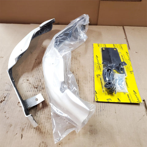 1997-'11 Harley FLT Touring Hard Saddlebag/Fender Filler Panels White Fiberglass