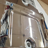 Chrome Rocker boxes Harley Twin Cam FLST Softail Touring FXD Dyna OEM Set Nice!