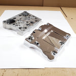 Chrome Rocker boxes Harley Twin Cam FLST Softail Touring FXD Dyna OEM Set Nice!