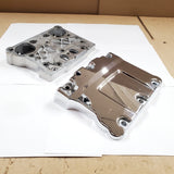 Chrome Rocker boxes Harley Twin Cam FLST Softail Touring FXD Dyna OEM Set Nice!