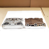 Chrome Rocker boxes Harley Twin Cam FLST Softail Touring FXD Dyna OEM Set Nice!