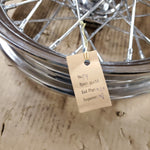 Front Rear Spoke Wheel Harley Shovelhead FLH FX 1973-1981 3.00x16 Chrome Damaged