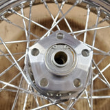 Front Rear Spoke Wheel Harley Shovelhead FLH FX 1973-1981 3.00x16 Chrome Damaged