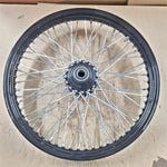 Ultima 21X2.15 SD 1" Axle Black Chrome 60 Spoke Front Wheel Billet Hub Harley