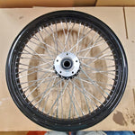 Ultima 21X2.15 SD 1" Axle Black Chrome 60 Spoke Front Wheel Billet Hub Harley