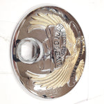 OEM 1992-07 Live To Ride Gas cap Door cover Harley FLH Ultra Classic Gold Chrome