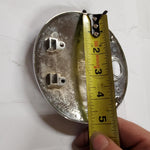OEM 1992-07 Live To Ride Gas cap Door cover Harley FLH Ultra Classic Gold Chrome